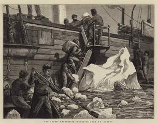 Ekspedycja Arktyczna, nawadnianie z góry lodowej